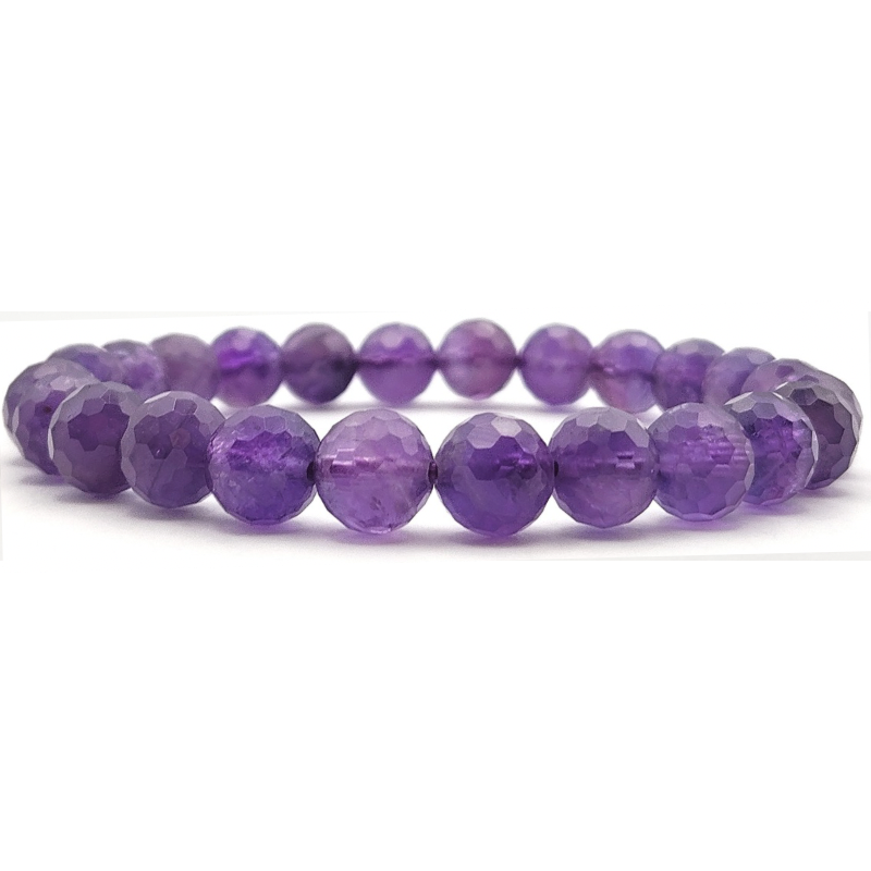 Amethyst Cutting Bracelet